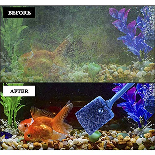 GU Calamita Vetro Acquario, pulisci Acquario Magnetico, Pulisci Acquario Tondo, Vetro Acquario Pulire, Spugna Vetro Acquario, per Acquario - Image 4