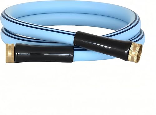 Miniatura 22 de Atlantic Manguera de jardín resistente de hembra a hembra de 1 pie x 5/8 pulgadas, manguera de agua negra, manguera líder de conexión corta (1 pie)