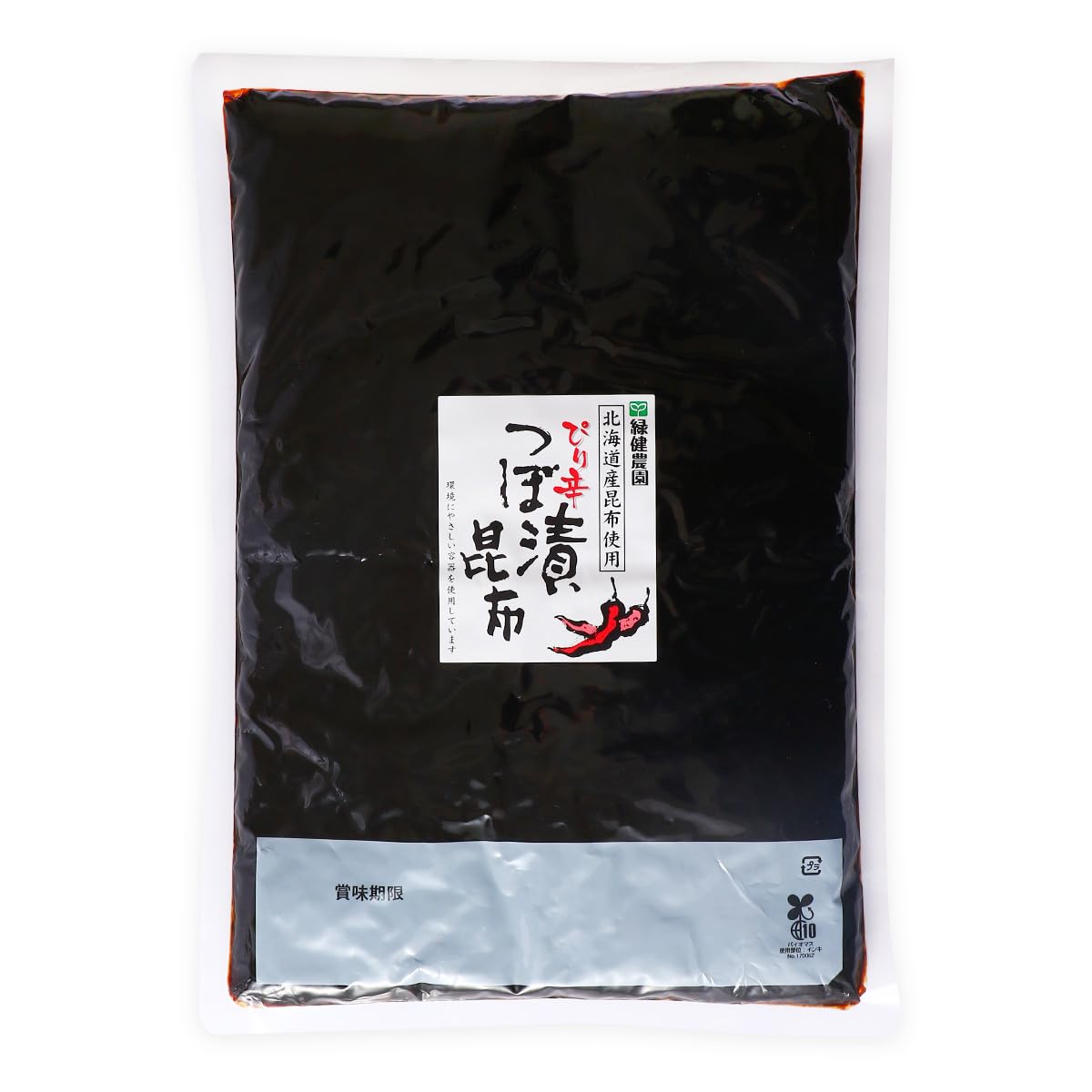 小倉協同物産 緑健農園 ぴり辛つぼ漬昆布 1.3kg