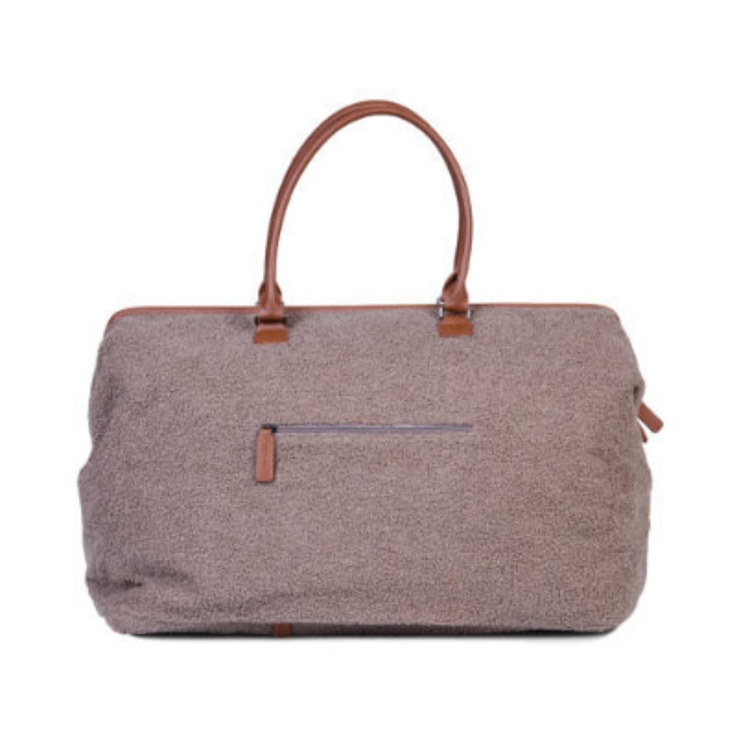 CHILDHOME Mommy Bag Sac à Langer Grande Contenance Tapis à Langer Bandoulière Ajustable Poche Isotherme Teddy Brun