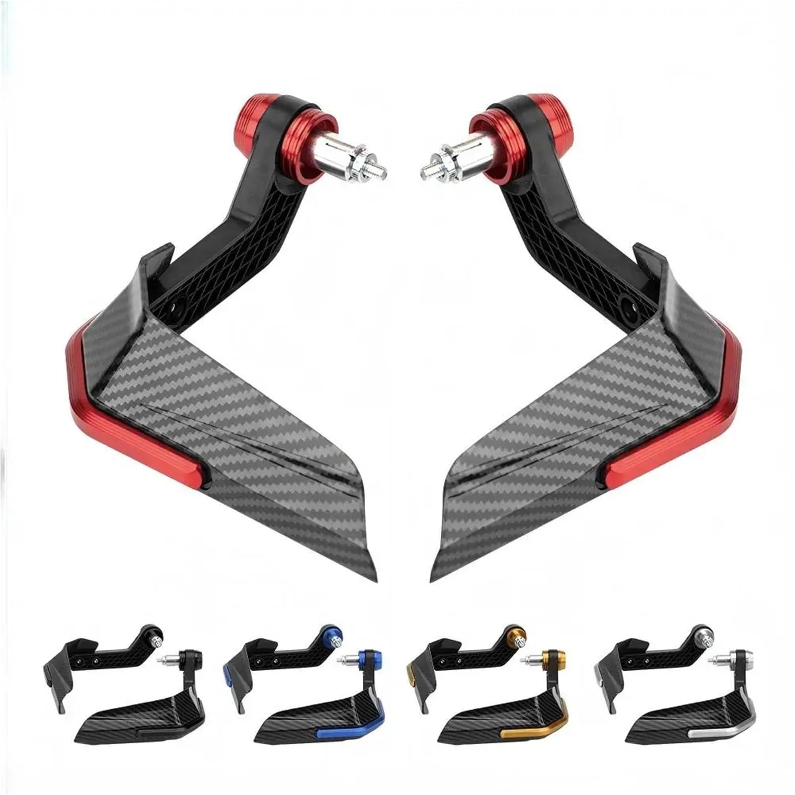 Paramani Motocross Paramani per moto Manubrio Protezione antivento Motocross Dirt Bike Barra per spazzole(Black)