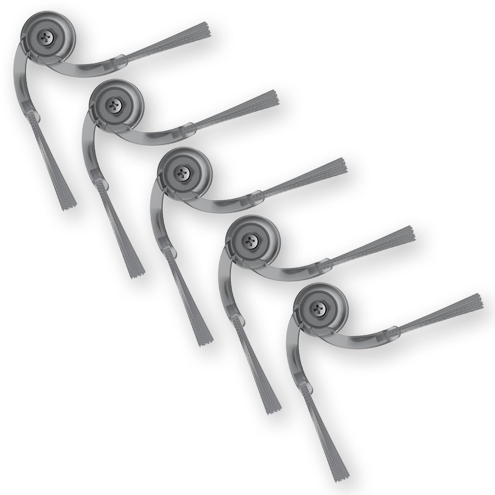10 Cepillos Laterales Para Aspiradora Robot - Compatibles Con Roborock Qrevo, Saros 10, Q7, Q10