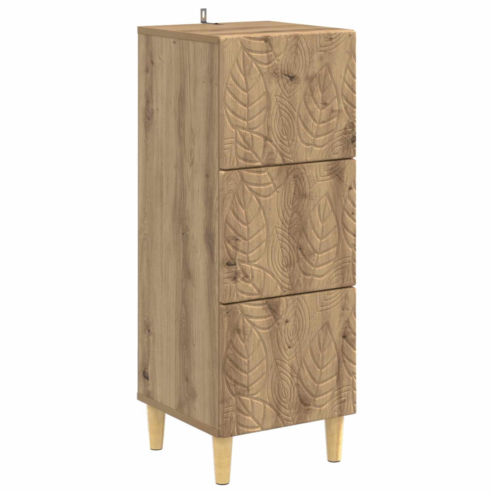 Cajonera de roble Artisan para solucionar la falta de espacio en pasillos