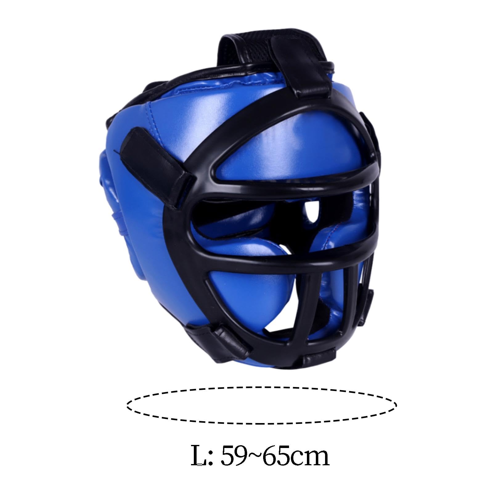 Boks nakrycia głowy unisex przenośny kask do sztuk walki Mma Muay Thai Karate niebieski kolor L