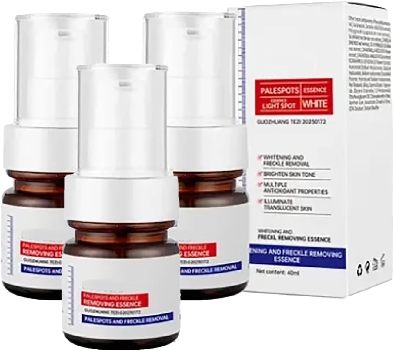 Aobenz Anti Spot Serum,Aobenz Whitening And Freckle Removing Essence,Vitamin C Blemish Serum For Face,Aobenz Whitening Essence, Dark Spot Correcting Serum,Dark Spot Removal (3 Pcs)