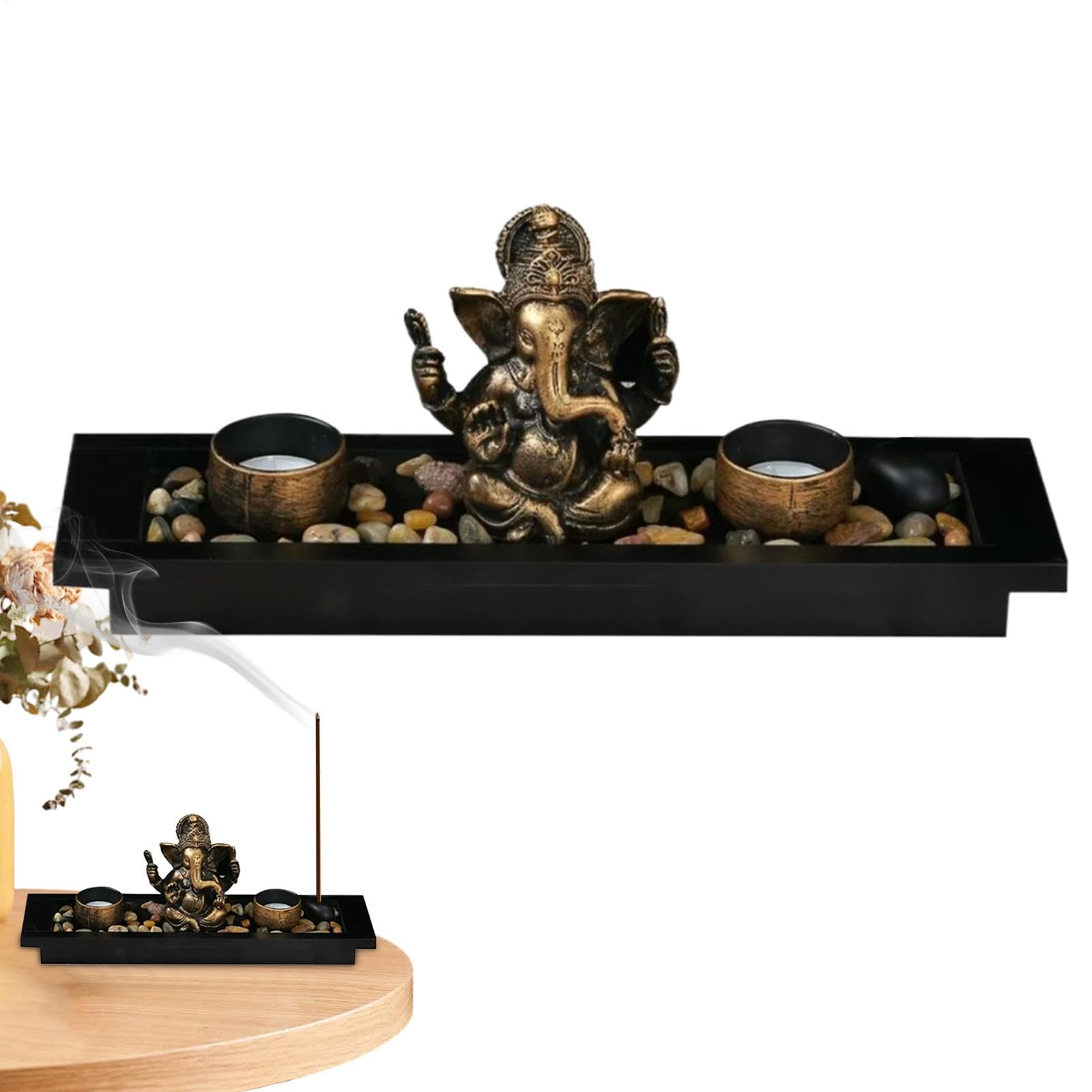 Statue pour la méditation de Ganesh pour apaiser le stress et décorer