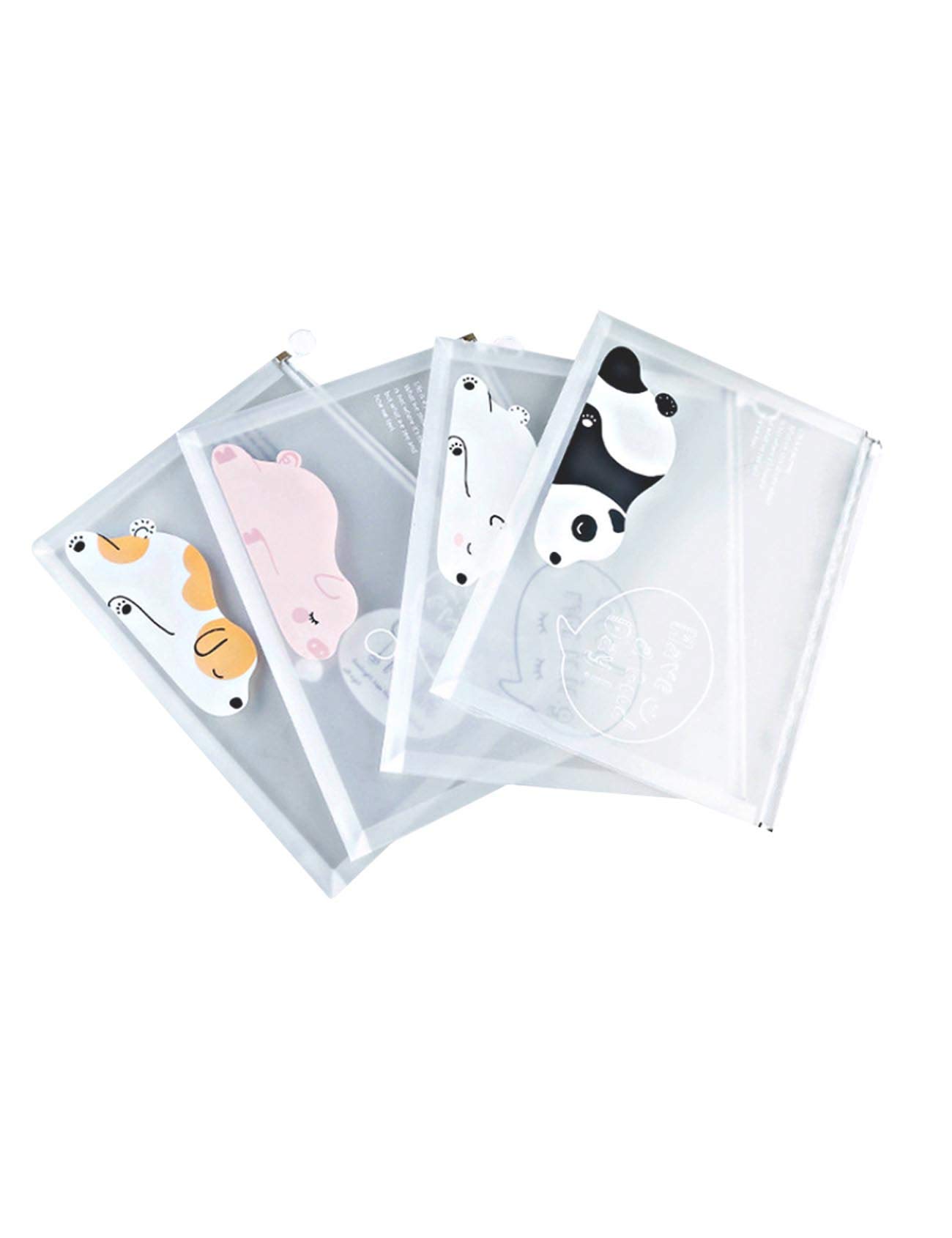 Amazon | Jueshanzj ジッパー式ファイル袋 A4 旅行収納袋 防水 透明