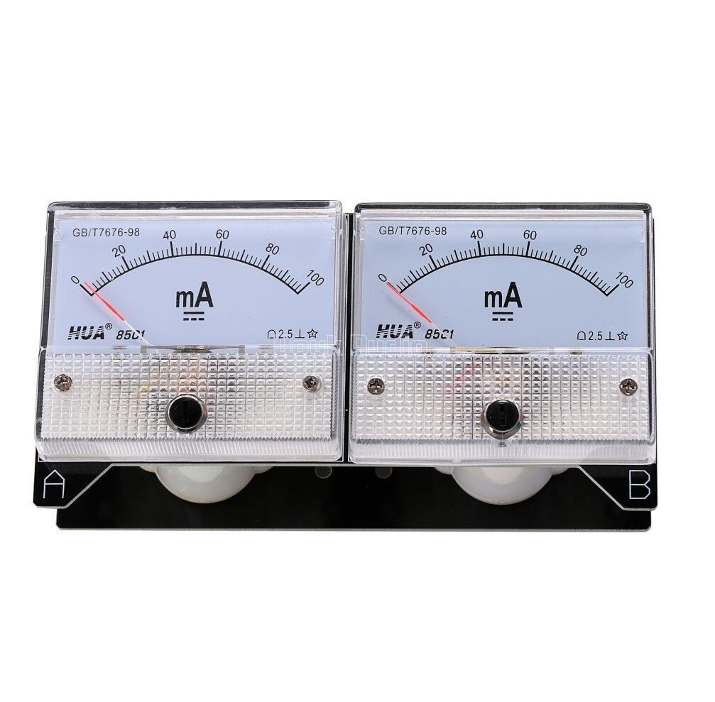 Nobsound Testeur de courant à 8 broches double biais - Pour EL34, KT88, 6L6, 6V6, 6550 - Tube d'amplificateur, tube d'amplificateur, tube