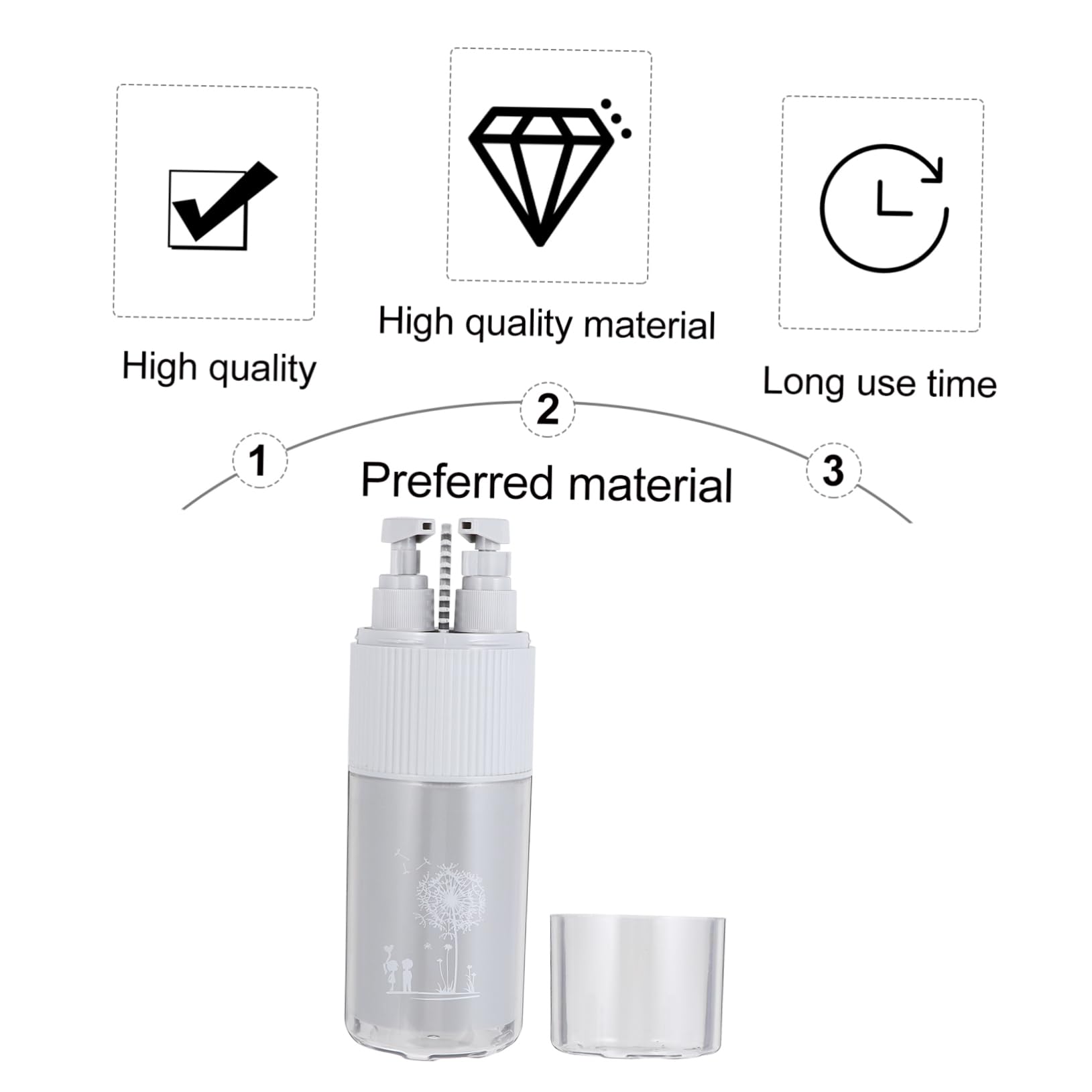 10piezas Accesorios De Baño Estuche para Cepillos De Dientes Vaso De Enjuague y Botellas Portátiles para Organizador De Elegante Gris