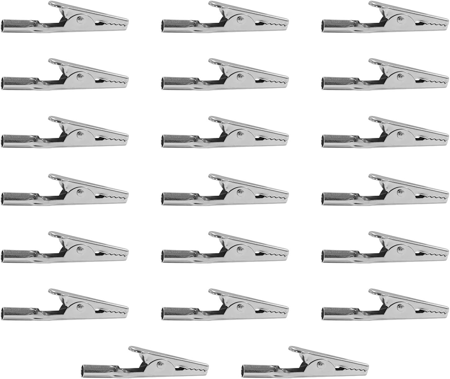 Alligator Clips, Metal Electrical Test Cable Crocodile Clips 51mm Test