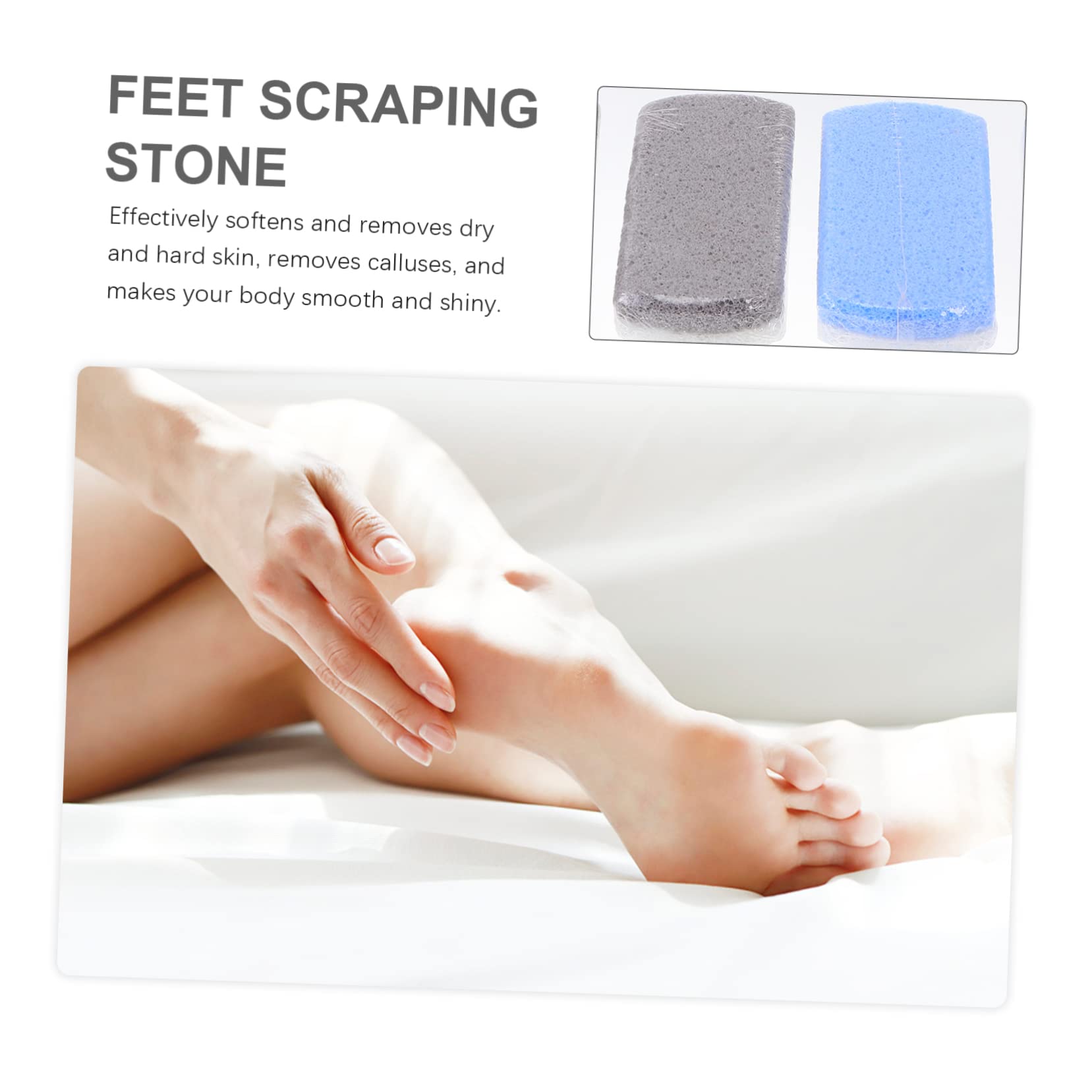 FRCOLOR 12piezas Piedra Pédicure Para Pies Exfoliador De Durezas y Piel Muerta Diseño Ergonómico Para Talones Agrietados y Callos Herramienta De Cuidado De Pies