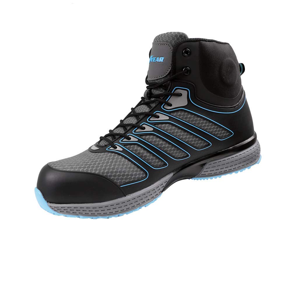 Goodyear Herren Arbeitskleidung Wasserdicht Composite Metal Free Safety Toe & Midsole Arbeitssicherheit Trainer Stiefel S3 SRC HRO