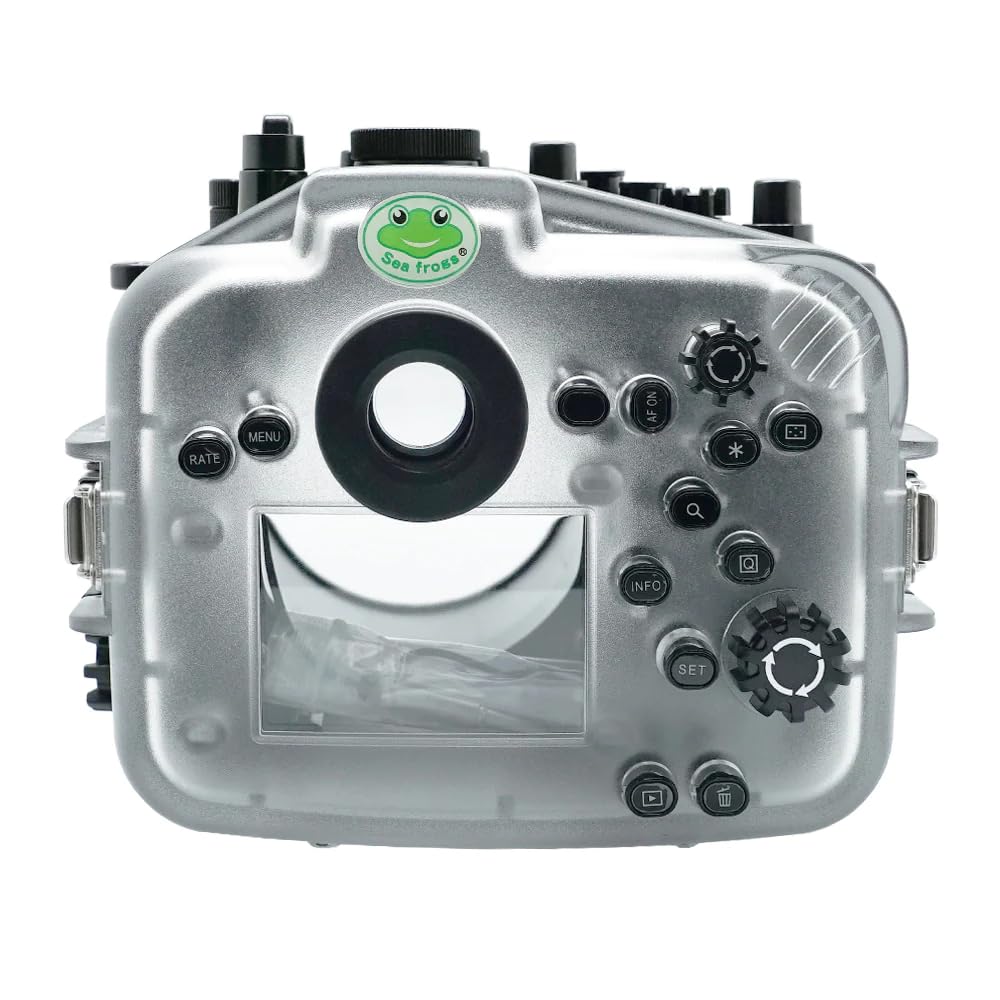 Amazon | Seafrogs 40m/130フィート 水中カメラハウジング 防水ケース 