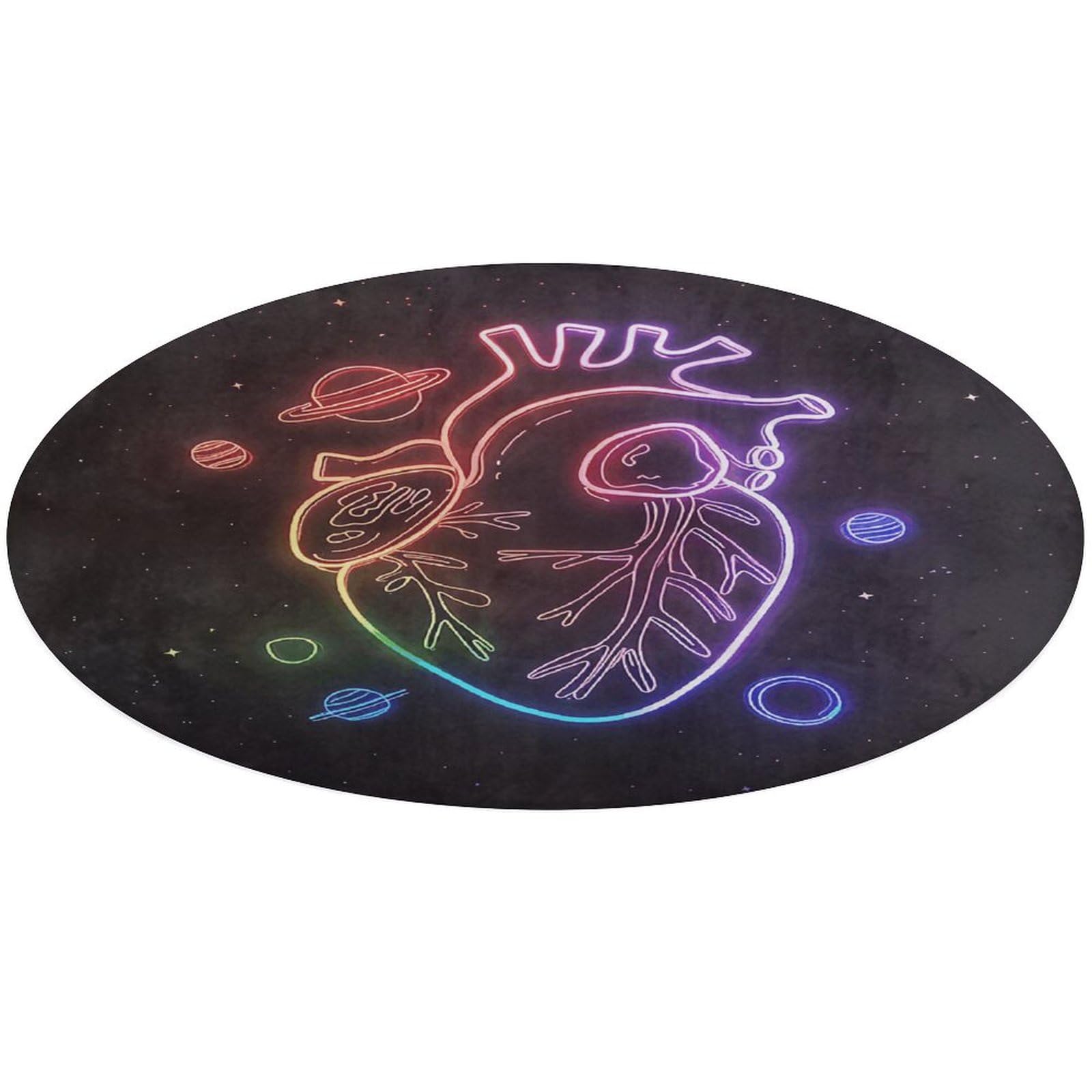 Alfombra con corazón de neón para transformar tu cocina y zonas de paso en casa