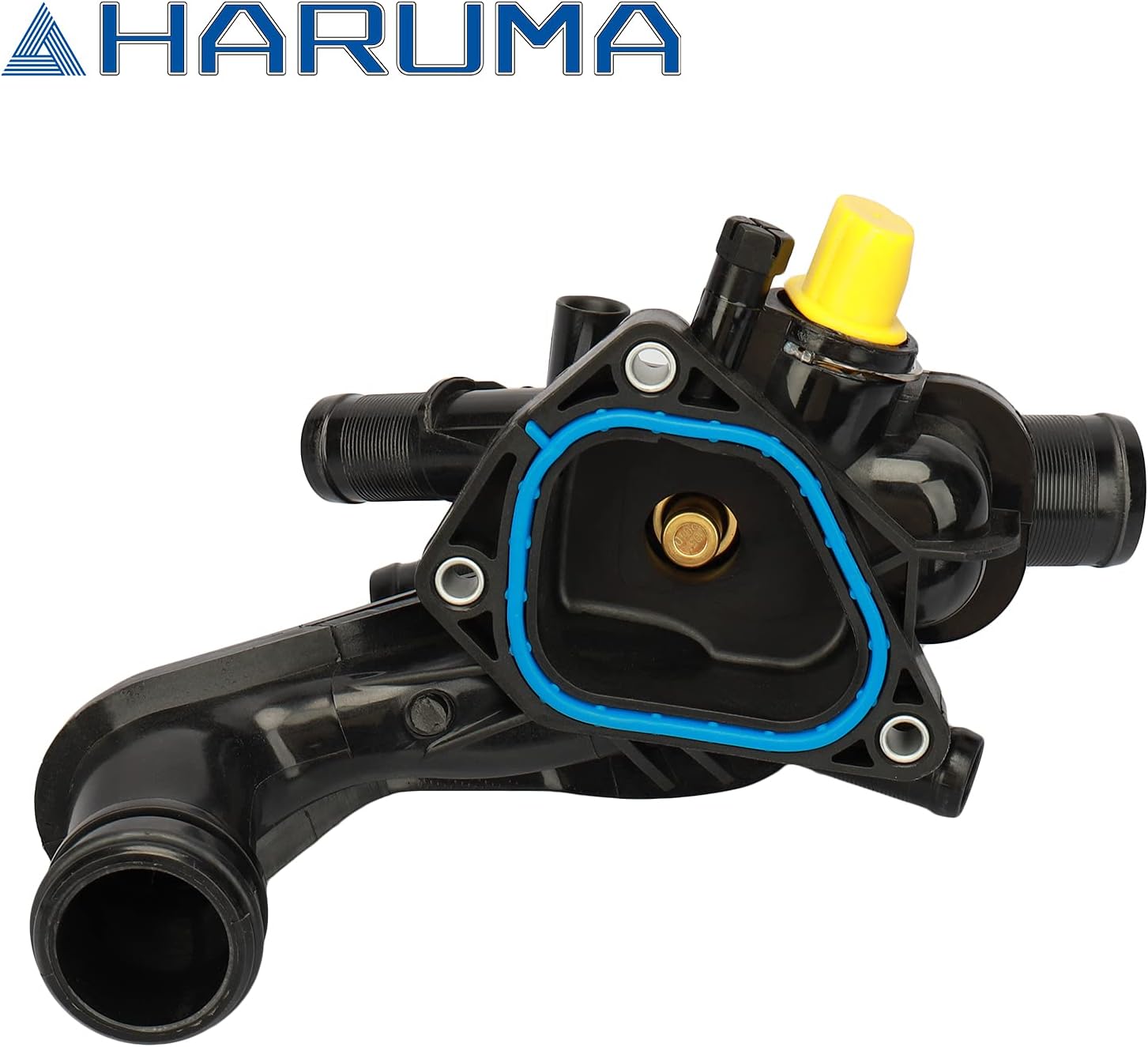 HARUMA 11537534521 Thermostat Assembly w/Housing Sensor Gasket 2007-2013 for Mini Cooper, 2011-2012 for Mini Cooper Countryman