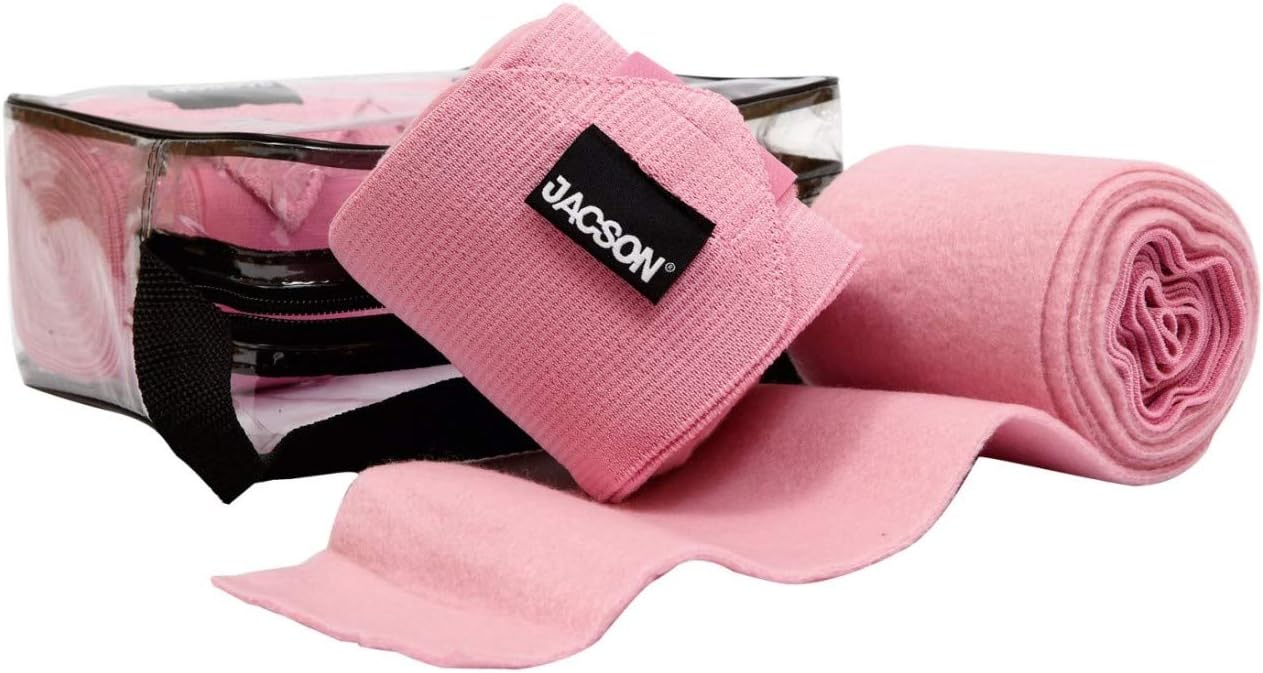Horse Bandage/Leg pad Bandage Fleece/Elastic 4 - P Bandage Fleece/Elastic 4 - p Pink 10 cm x 3 m 580364