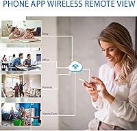 Vista 2 de Mini cámara de seguridad inalámbrica para interiores, cámara WiFi para mascotas, cámara 4K mejorada 2025, gran angular, visión nocturna, cámara