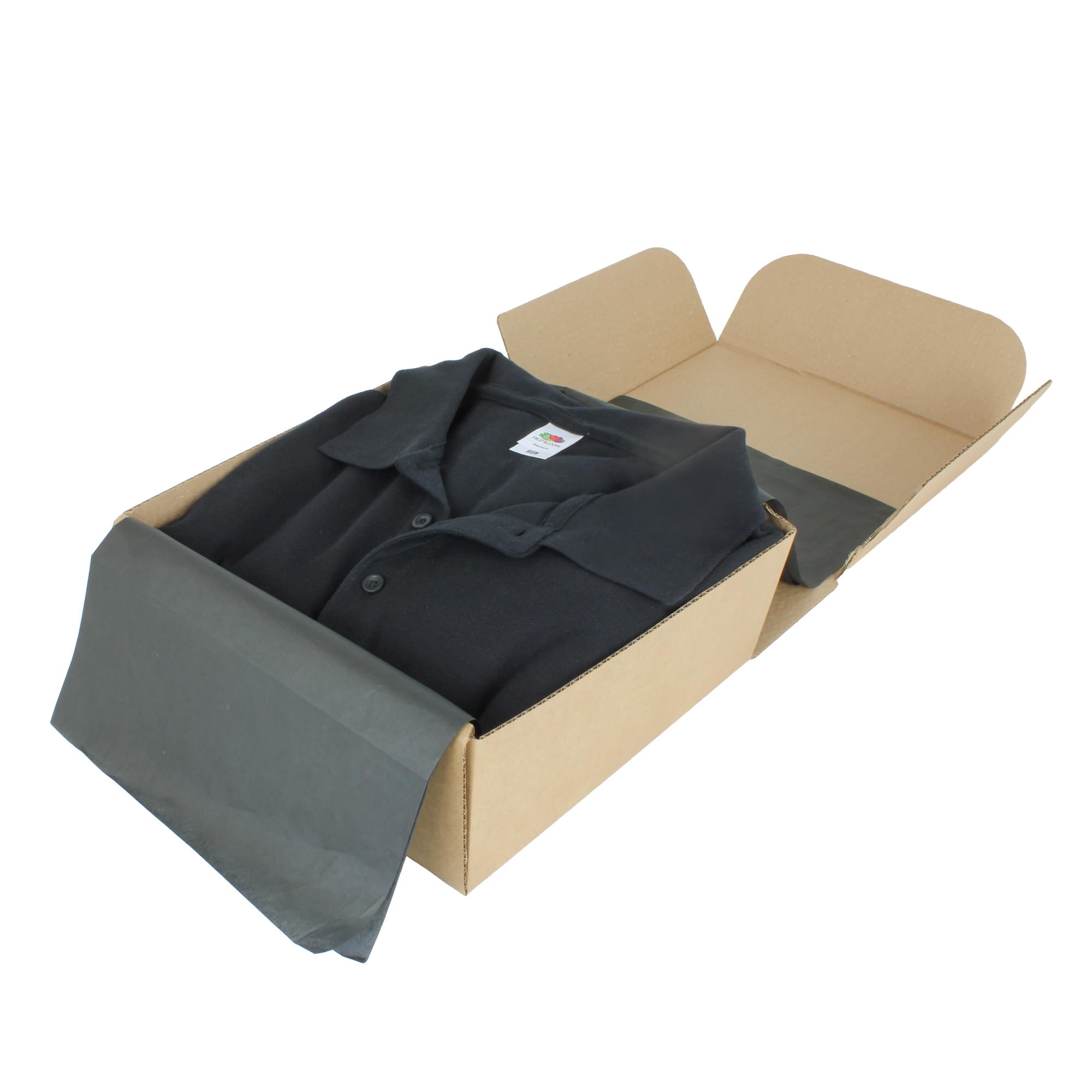 SelfHold Cardboard Garment Boxes - Clothes Apparel Shipping Mailing Box (Pack of 10) (250 x 250 x 100mm (t-shirts, baby clothing))