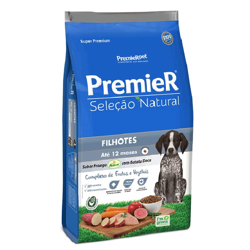 PremieR Pet Ração Premier Seleção Natural Cão Filhote Raça Media Frango E Batata Doce 2