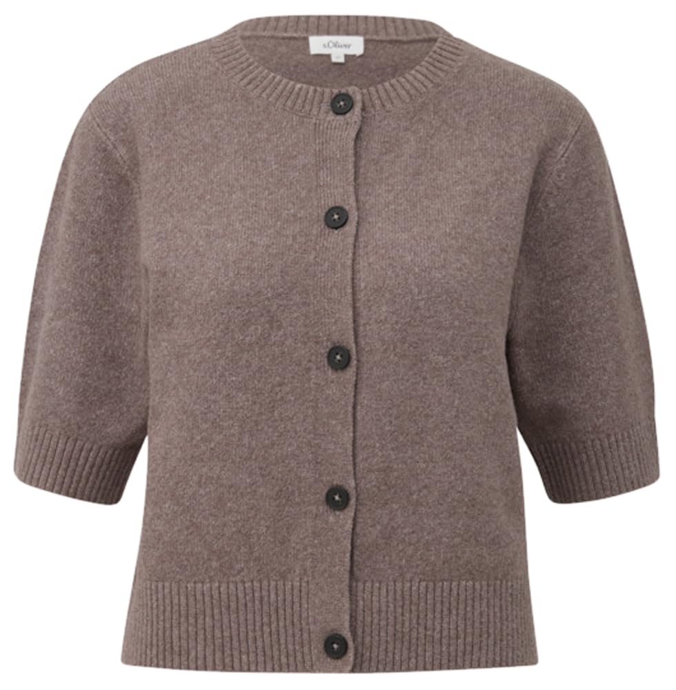 s.Oliver Damen 2186653 Strickjacke Kurzarm
