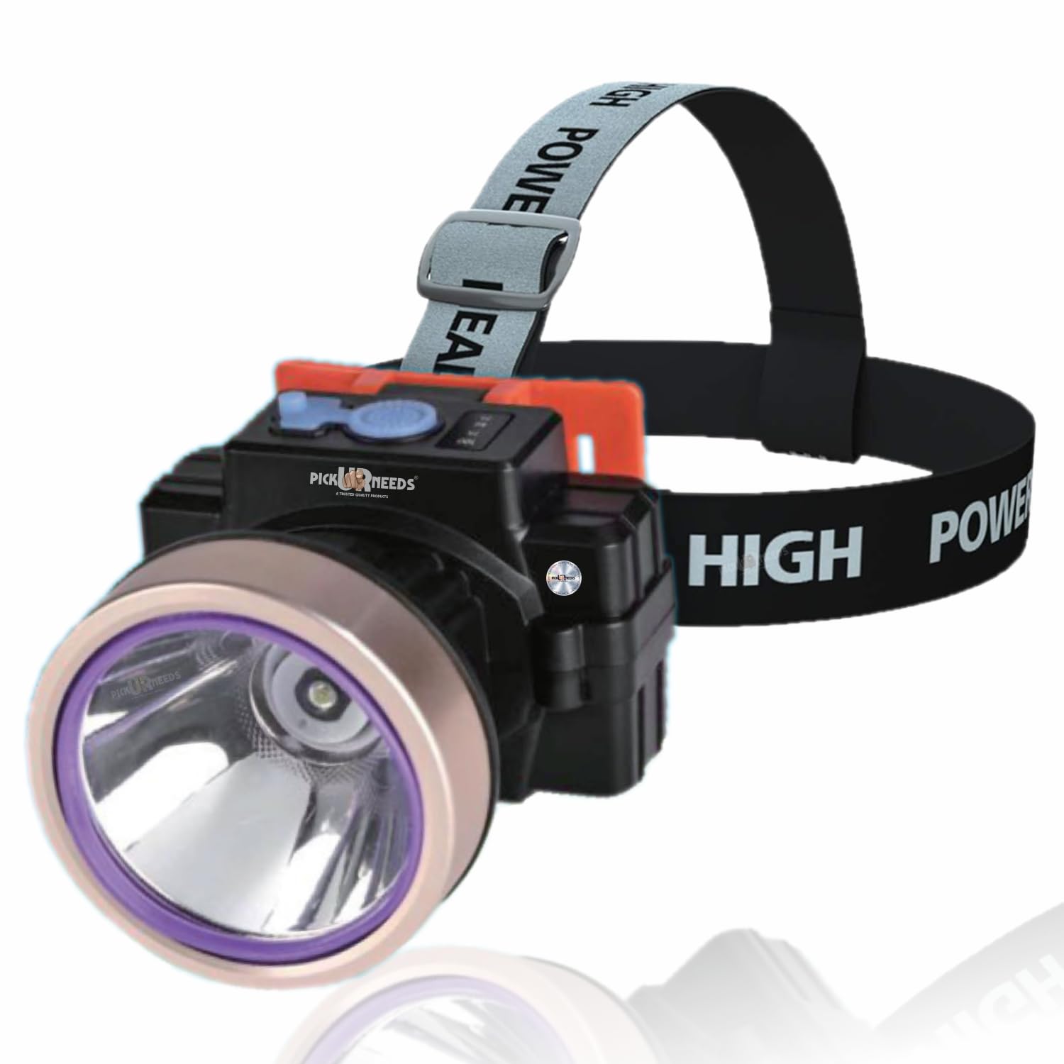 Pick Ur Needs Rechargeable Headlamp with 2400 mAh Lithium Battery Type C Charge 150 Watt Laser High Bright LED Headlamp for Camping/Tracking Long Range Torch-image-45