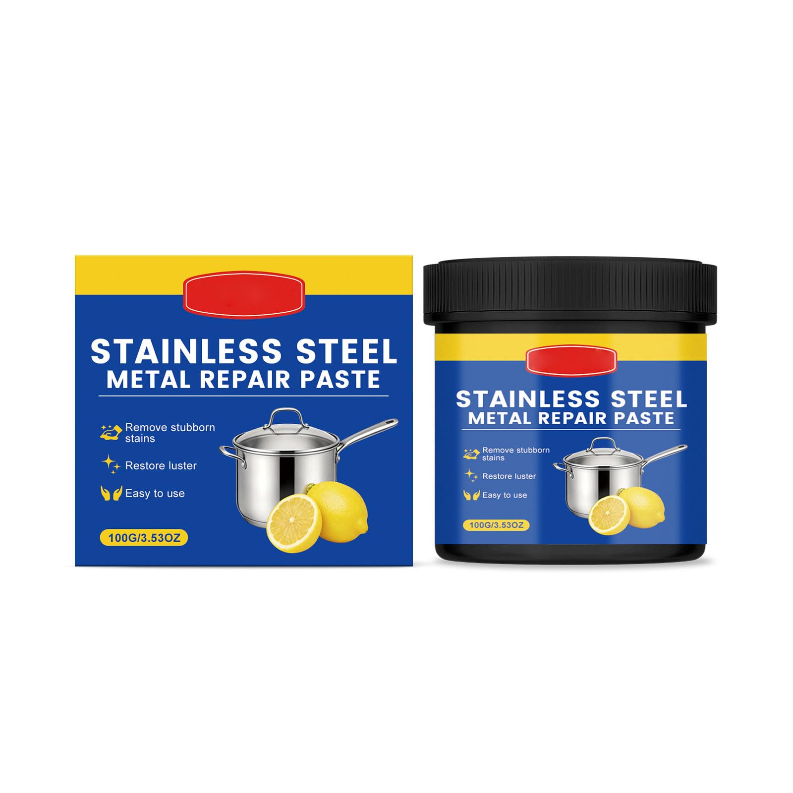 NEWFT Advanced Metal Polish Solution Remove Rust Marks and Oxidation on Multiple Metals Stainless Steel Cleaner