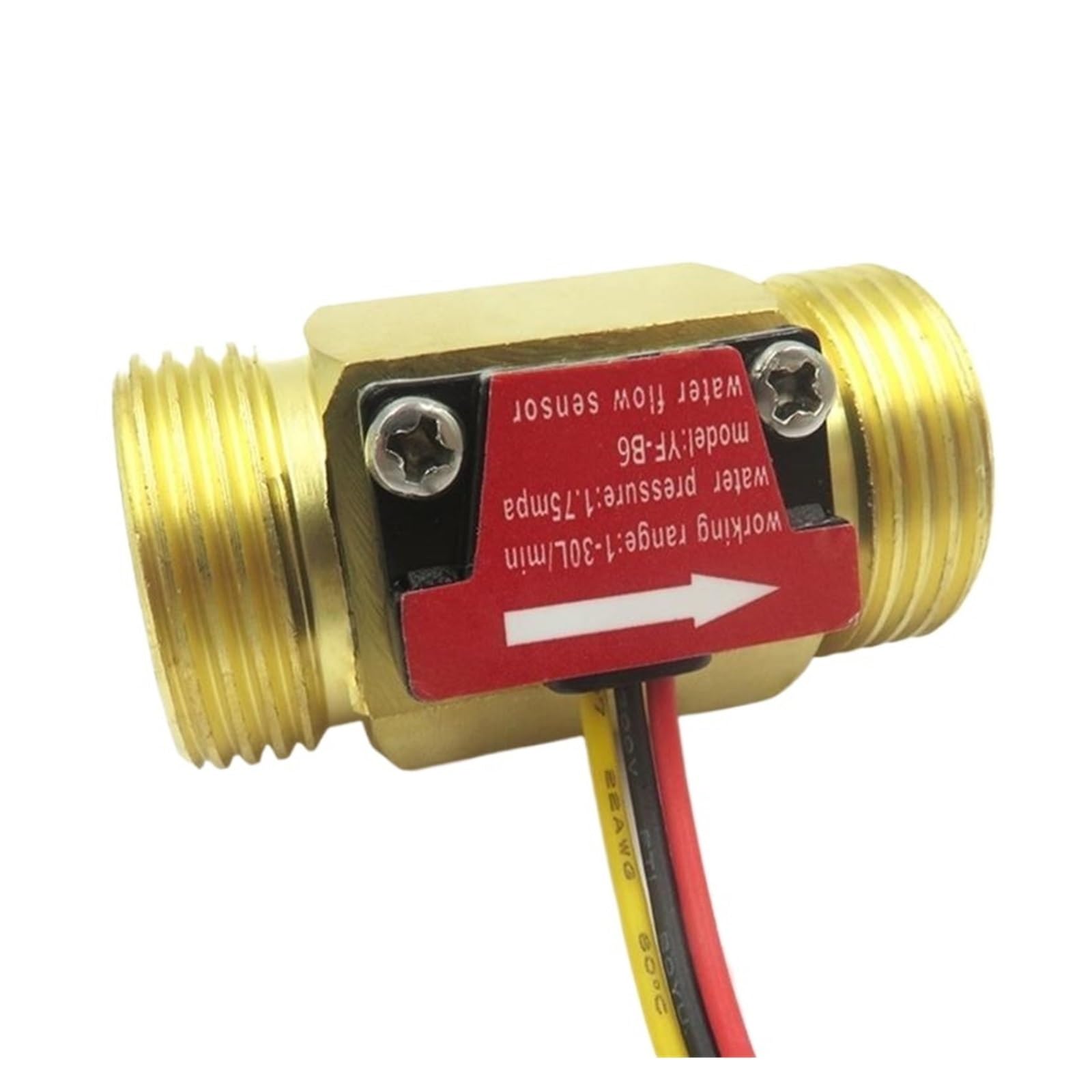 KSZHZYMGX 3/4'' Effect Liquid Water Flows Sensors Control Flowmeter Counter Meter