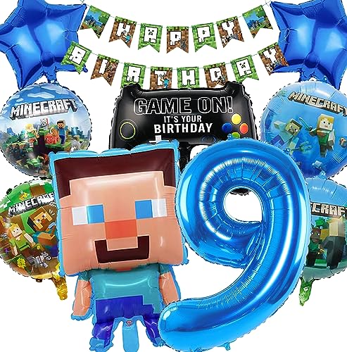 Minecraft - Decoración de cumpleaños para niños...