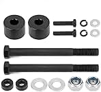 Dynofit Differential Drop Kit for 2005-2022 Tacoma 4WD, 2003-2019 4Runner 4WD, CNC Machined T6 Aircraft Billet Aluminum Diff Drop with Skid Plate Drop Spacer Fit 2005-2015 Fj Cruiser 4WD (Black)