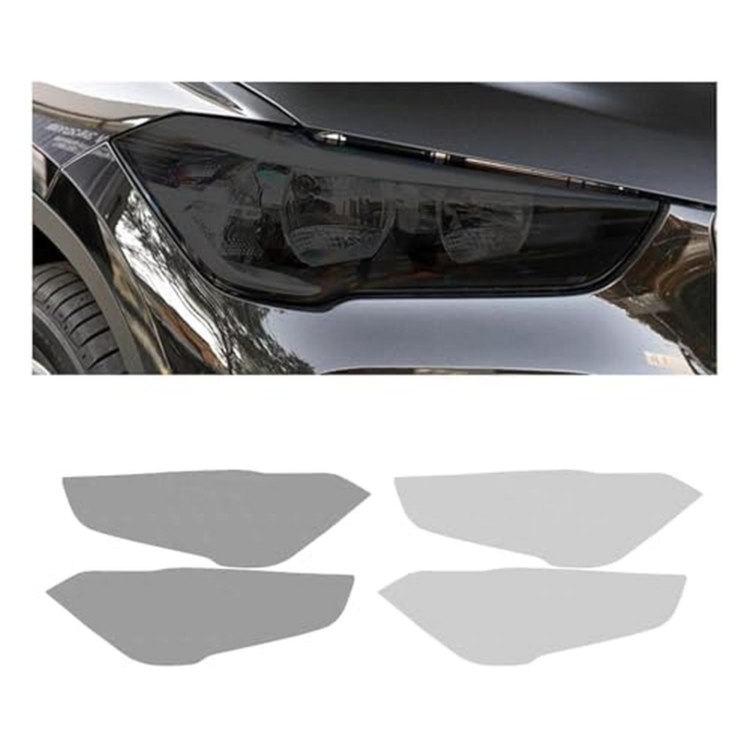 Película para faros de BMW X1 2016-2020 ideal para viajes largos protegiendo de la gravilla