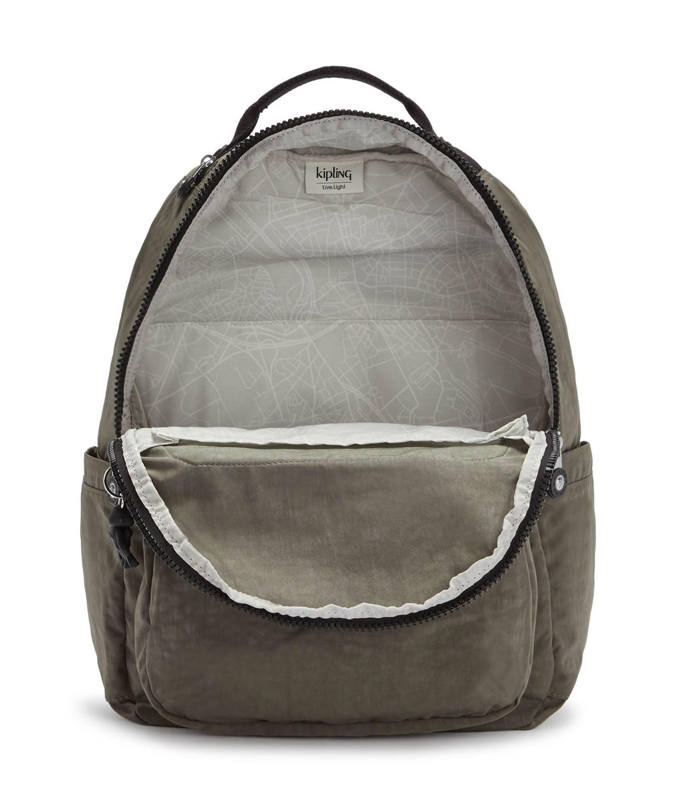 Kipling SEOUL Duży plecak, Green Moss (Zielony)
