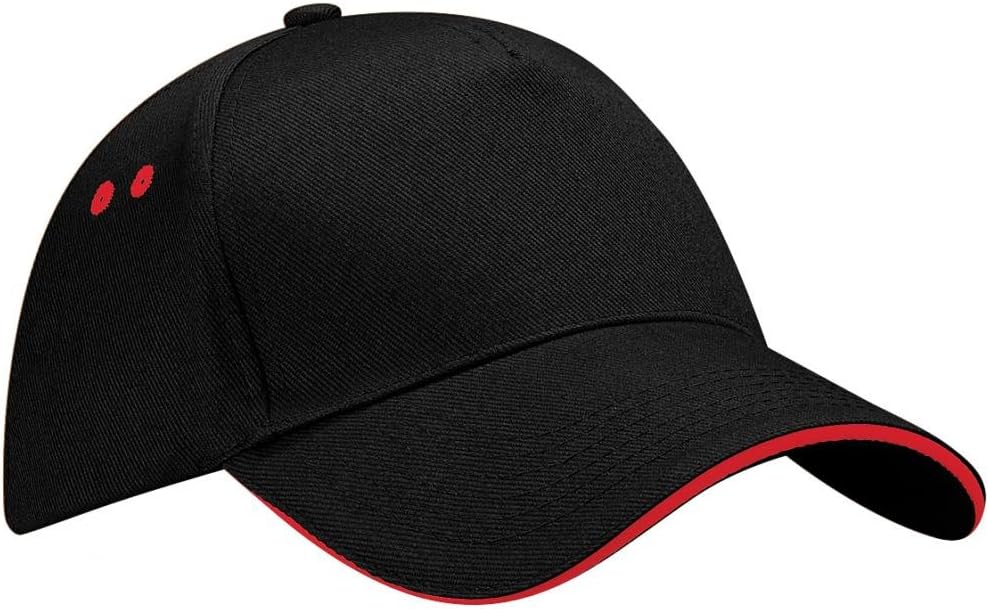 Ultimate 5 Panel Cap – Sandwich Peak, Black -