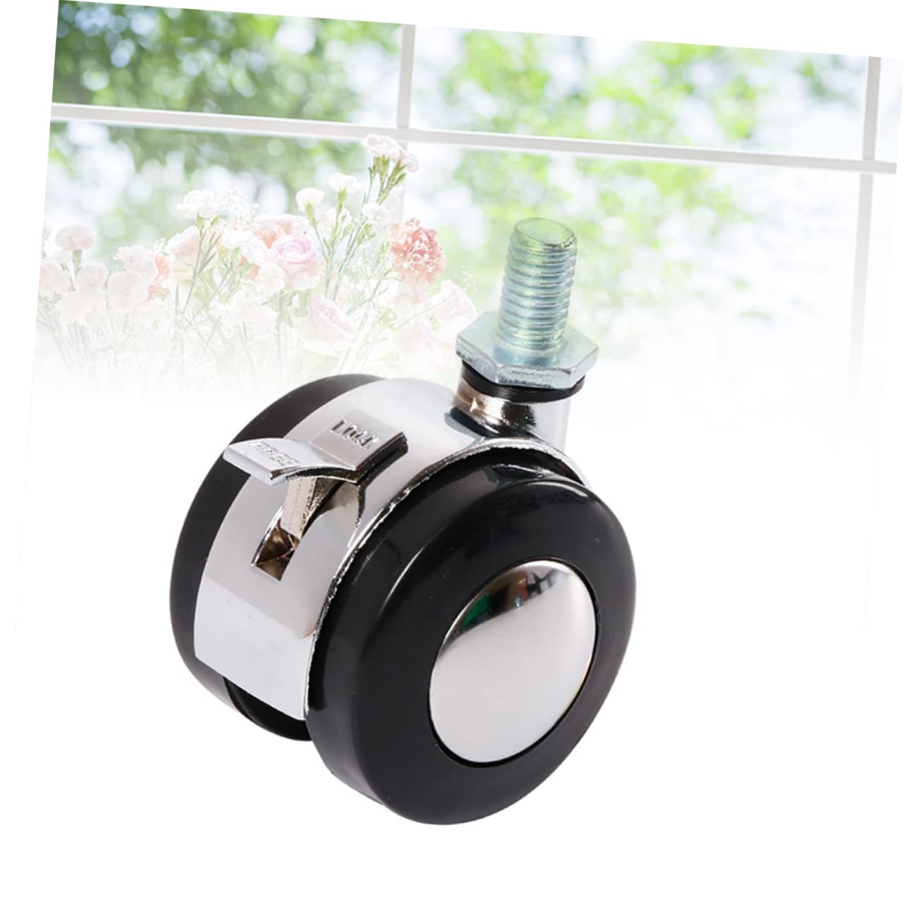 NUOBESTY 4pcs Alloy Chair Wheels Swivel Casters for Smooth Rolling Silent Operation for Office and Home Furniture