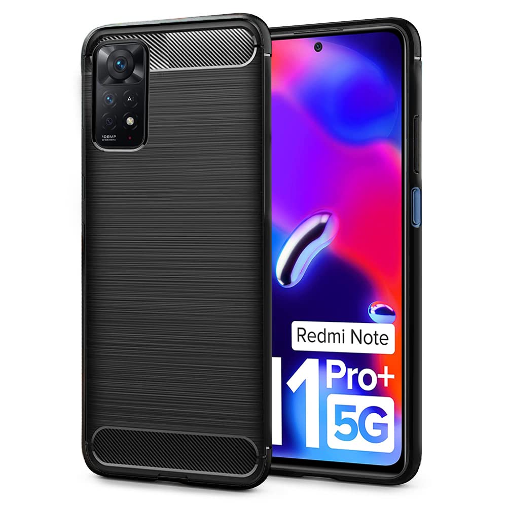 Amazon Brand- Solimo Plastic Mobile Back Cover for Redmi Note 11 Pro Plus-(Black) (B0B17SLZRW) Amazon Price History, Amazon Price Tracker
