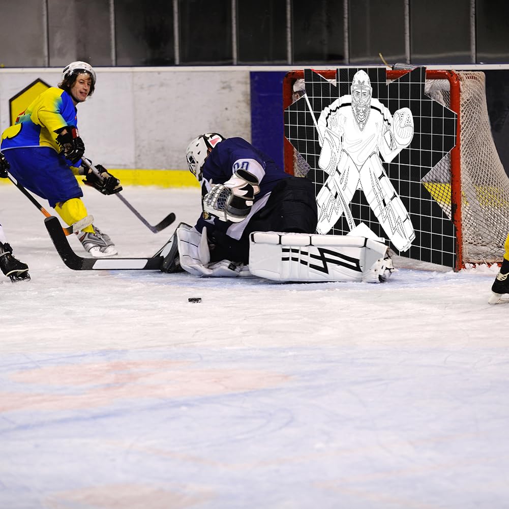 Generic Rete da portiere per hockey su strada, bersaglio da hockey, per allenamento di precisione