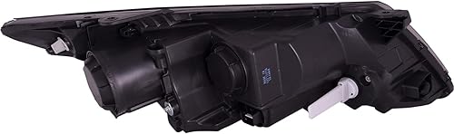 Miniatura 2 de PERDE Faros delanteros compatibles con faros delanteros de bombilla halógena Kia Optima 2011-2013, carcasa negra con lente de rendimiento