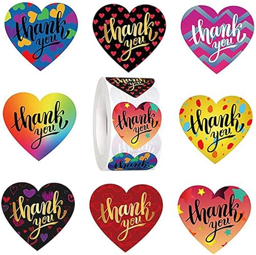 VILLCASE 1000pcs Love Stickers Adhesive Stickers Adhesive Labels Sticker Labels Impresora De Sticker Stickers Decorative Stickers Gift Copper Plate