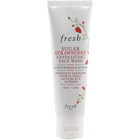 fresh strawberry exfoliating scrub