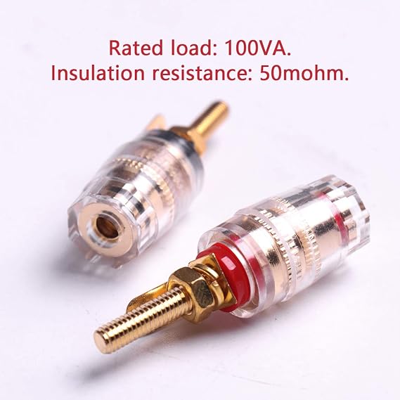 Atoplee Speaker Terminal Binding Post 5 Pair Banana Plug Socket Connector for Amplifier Speaker Terminal Connector