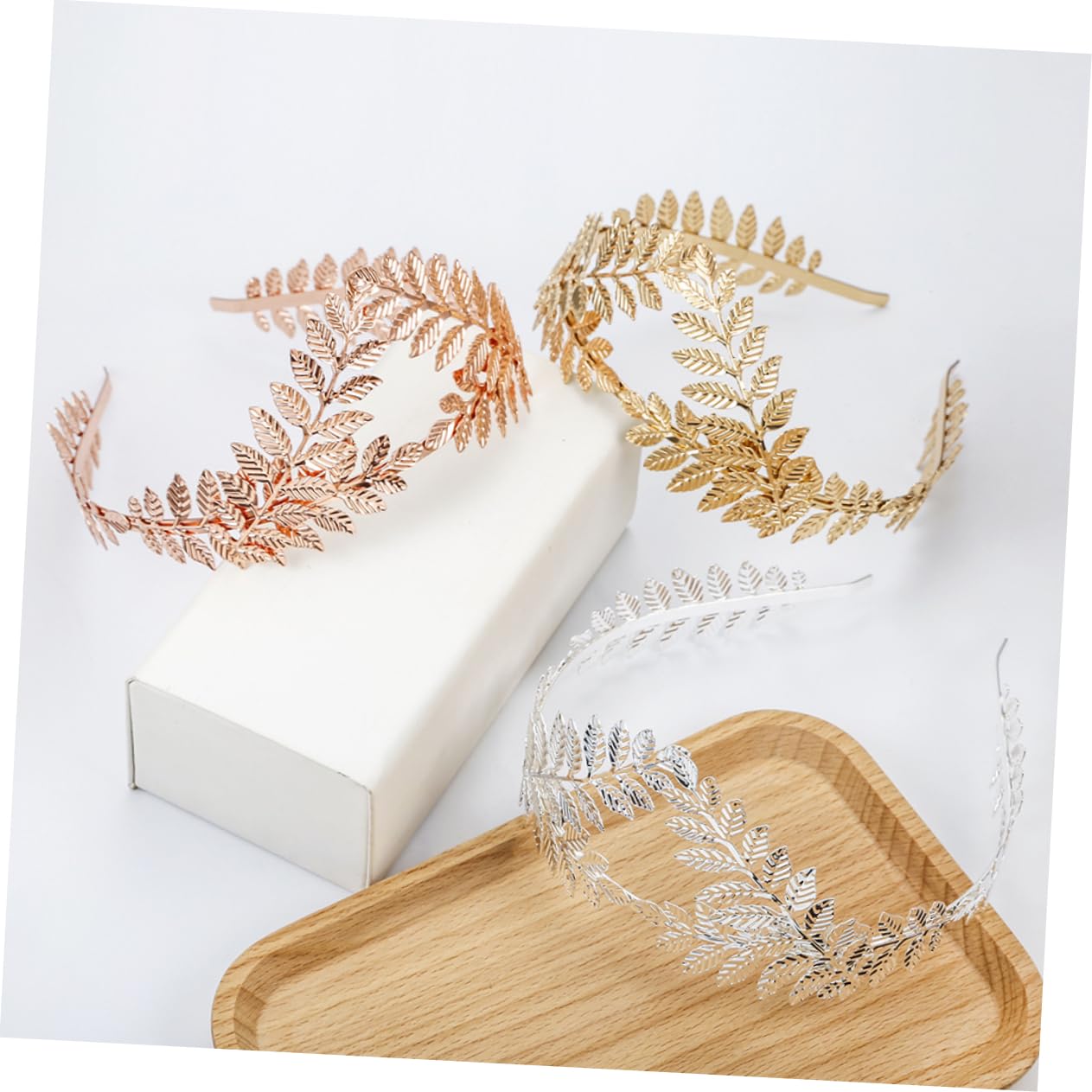 Beaupretty 9piezas Tocado Elegante Para Novia Para Bodas y Accesorios De Maquillaje Para