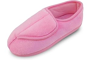 Git Up and Go: Women's Adjustable Memory Foam Diabetic Slippers