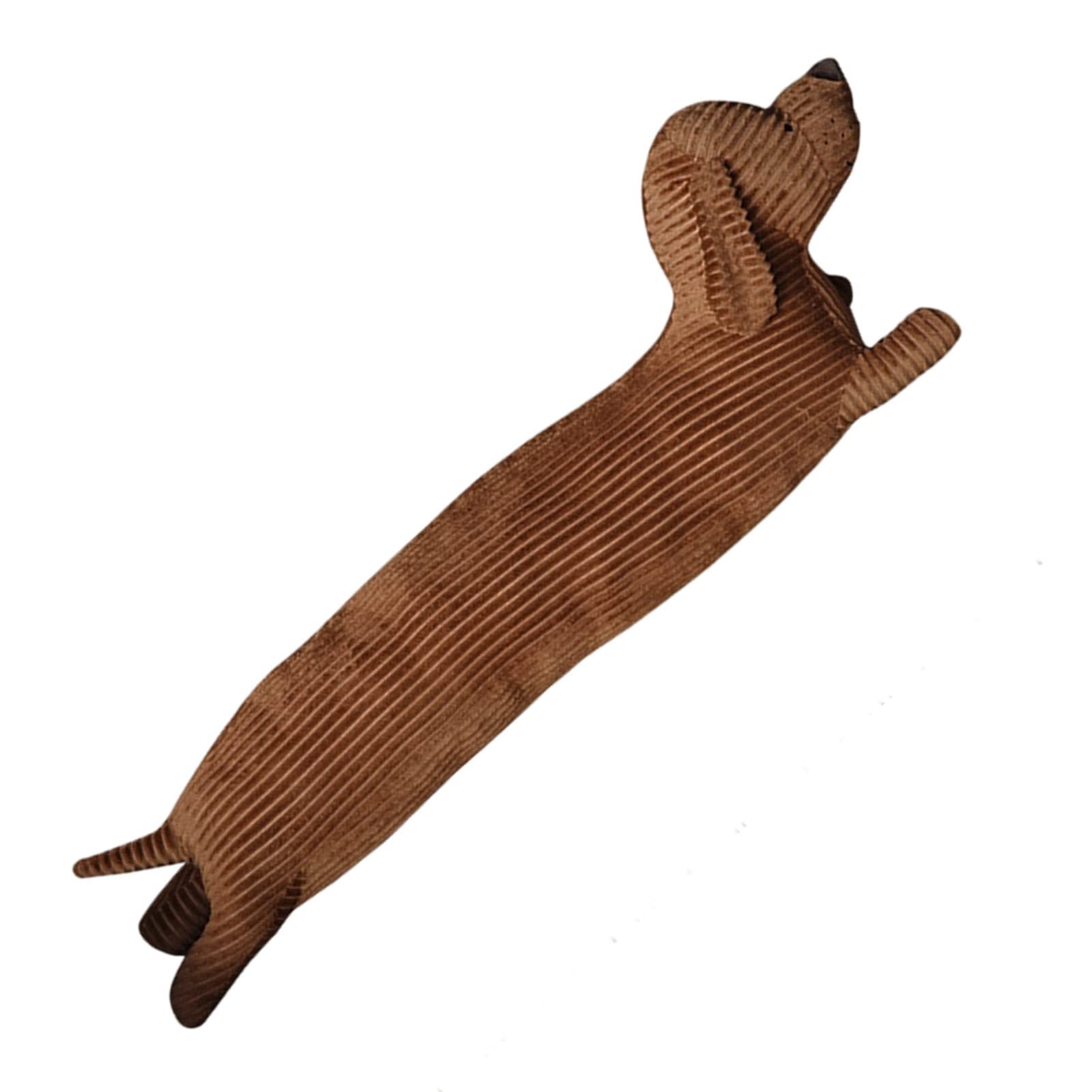 55/70/110 CM Peluche Bassotto, Cuscino per Animale Farcito del Fumetto, Imbottito Realistico per Divano, Decorazione Domestica, per Cani Lungo