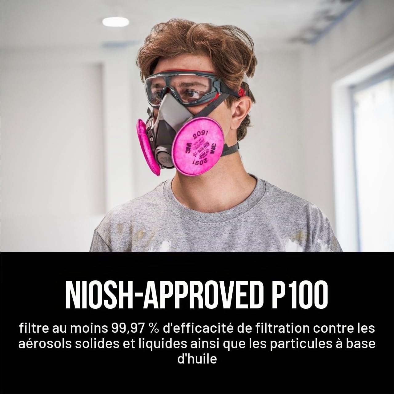 3 m filtre à particules P100, R-2091