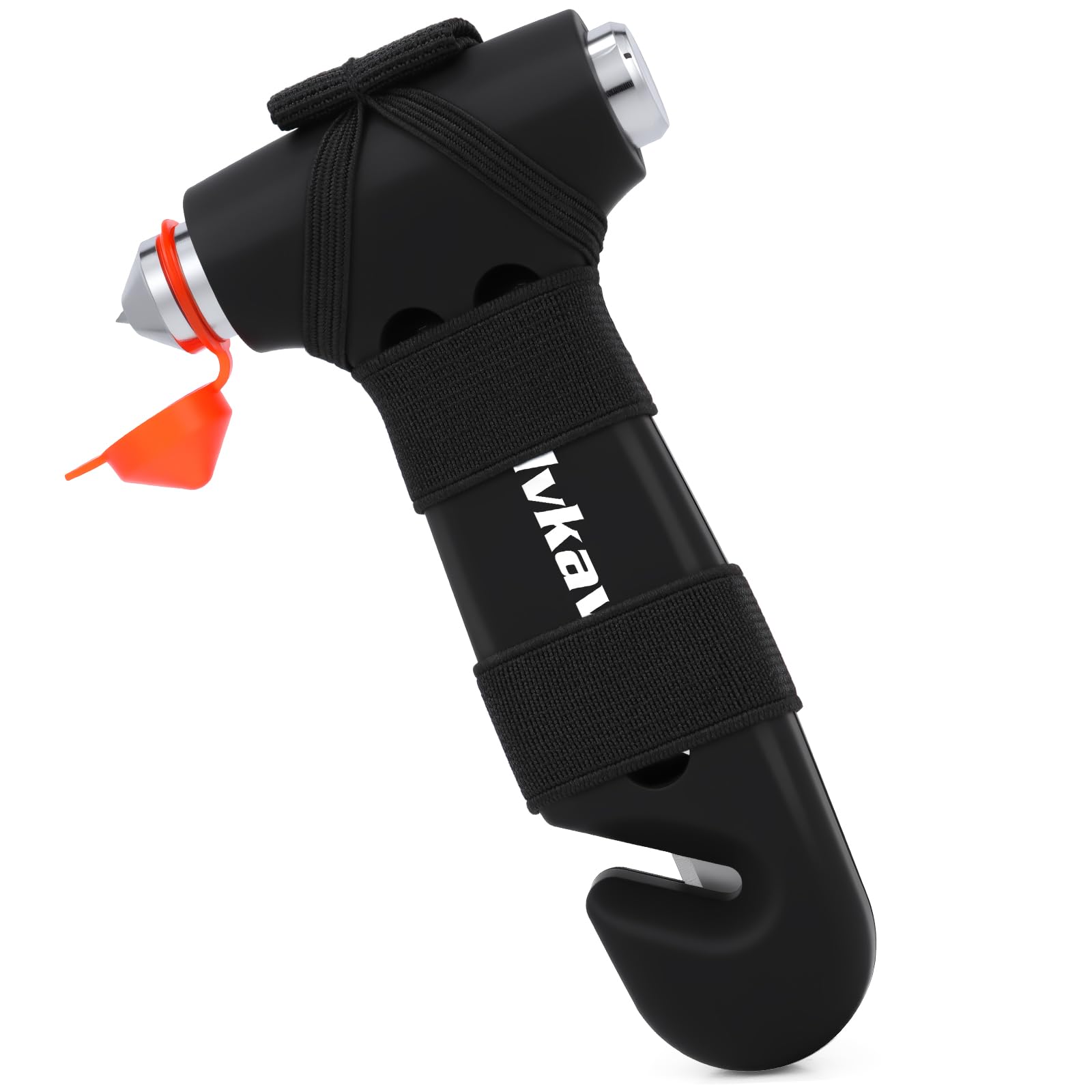 Car Safety Hammer, 3-in-1 Emergency Escape Tool with One Second Window Breaker and Seat Belt Cutter, Safety Emergency Car Escape Tool for Car, Office, Home, Black