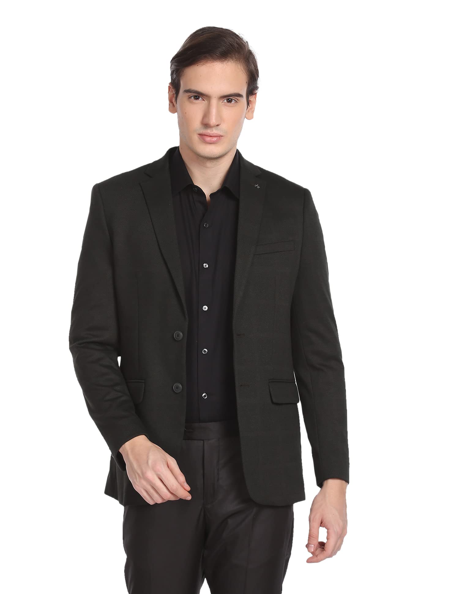 Men's Slim Zero Calorie Fit Knit Blazer-image-10