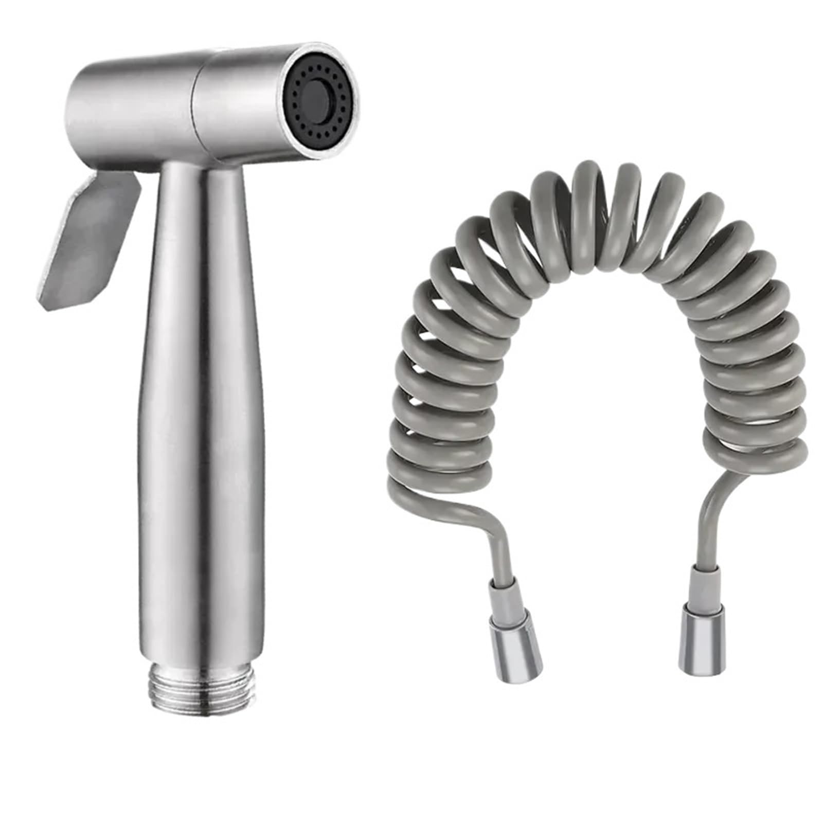 ZYCHSJXA 304 Stainless Steel Spray Gun Shower Handheld Bidet Sprayer Set Toilet Faucet Nozzle Self Cleaning(Spray 2M)