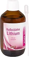 Colloidal Lithium Concentration 500 ppm | 250 ml Including Pipette | Purity Over 99.95% Highest Quality | With Colloidmaster / Vinetatronic Technology - Laboratory Tested & Made in Germany