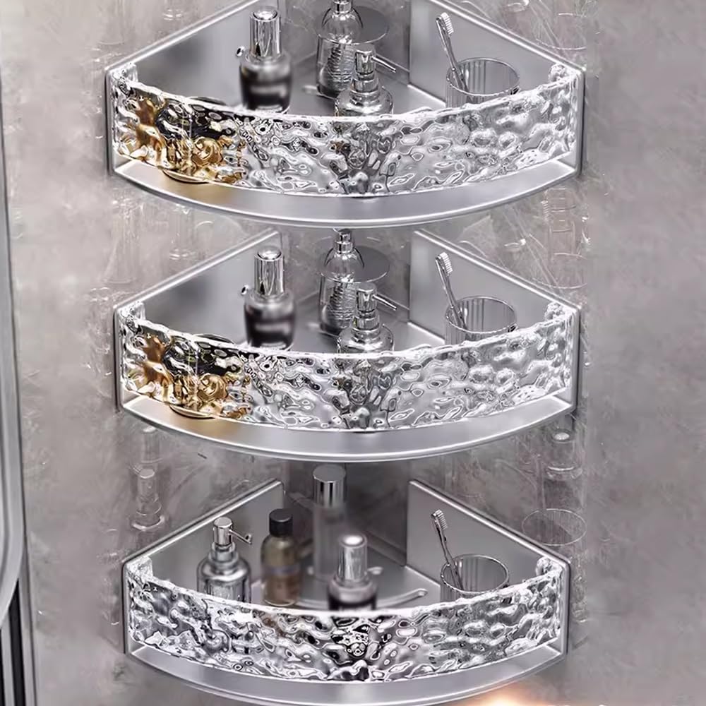 ZerHoc Shower Shelf Corner Corner Shower Caddy Shower Shelf Racks Corner Shower Caddy Shower Organizer Shelf Wall-Mounted Inside