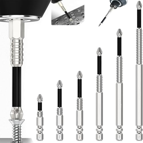 High-Magnetic Screwdriver Drill Bit,K5 Anti Slip Drill Bits,Magfixer New K5 High-Magnetic Drill Dit Set,Anti Slip Magnetic Electric Screwdriver Set (1PCS)