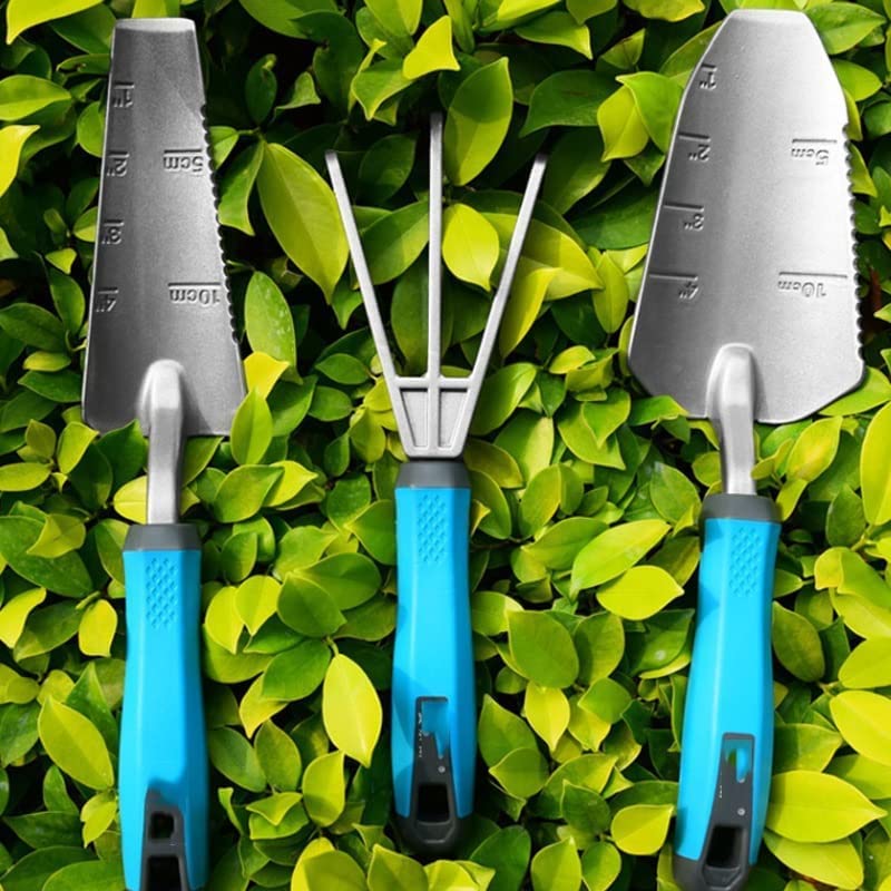 Ensemble d'outils de Jardin en Alliage d'aluminium Costume Trois pièces cultivant la Plantation truelle pelles transplanteur